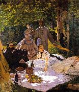 Claude Monet Le dejeuner sur lherbe oil on canvas